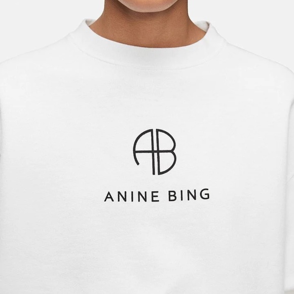 RAMONA SWEATSHIRT - LARGE - WHITE - ANINE BING - Picture 4 of 8